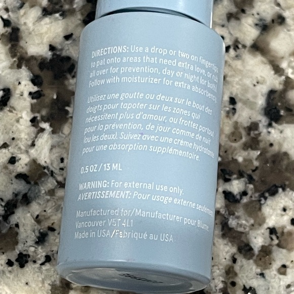 NEW Open Box  . . .  TWO-pack Blume Meltdown Oil for Acne-Prone Skin  |  0.5 oz - Picture 4 of 4